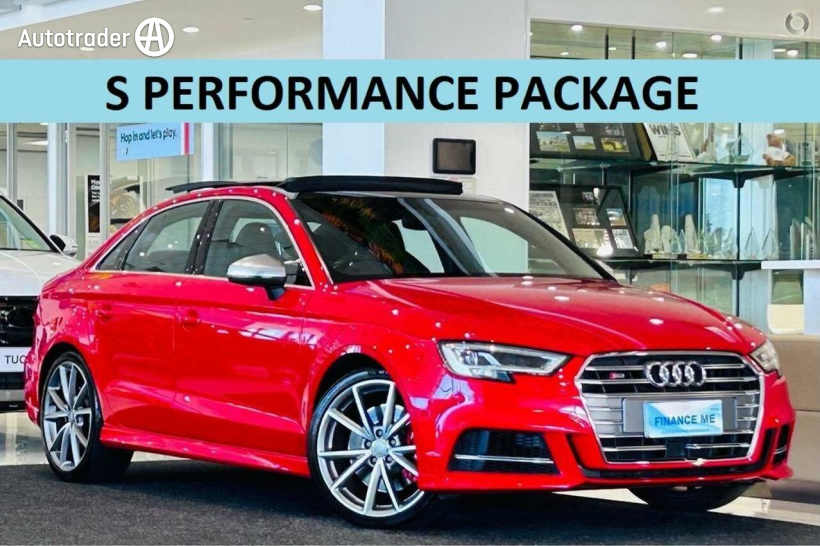 Red 2016 Audi S3 Sedan 2.0 Tfsi S Tronic