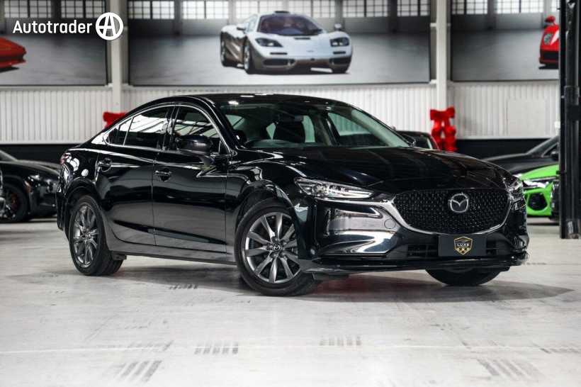 Black 2020 Mazda 6 Sedan Sport