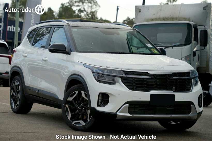White 2024 Kia Seltos Wagon GT-Line (awd) (two-Tone)