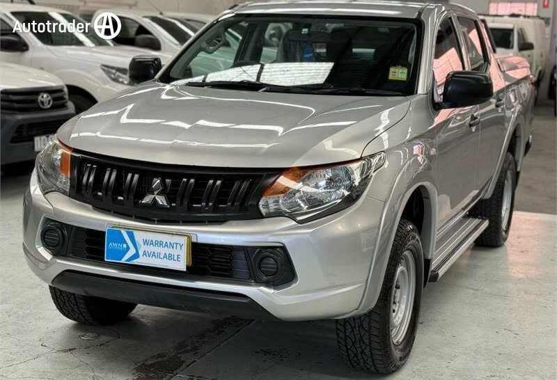 Silver 2017 Mitsubishi Triton Dual Cab Utility GLX (4X4)