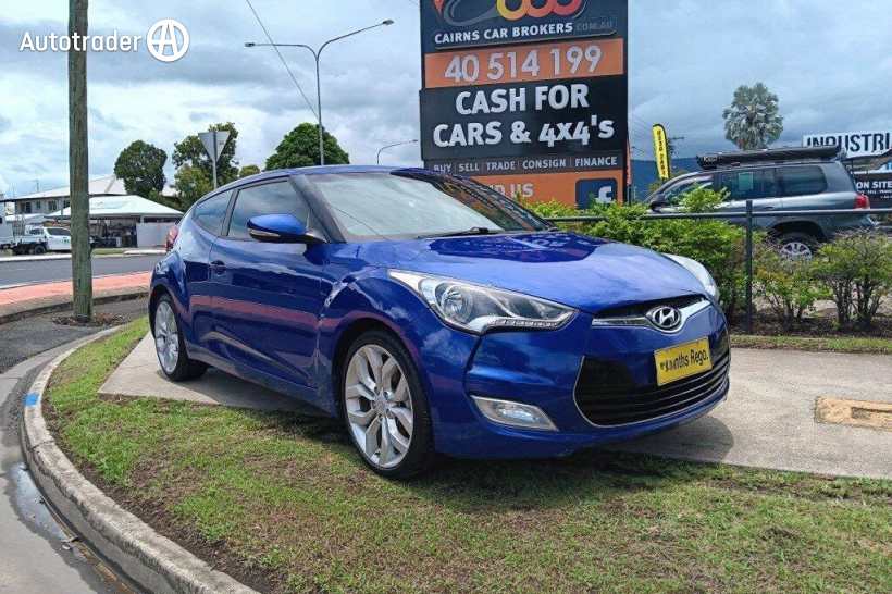 Blue 2013 Hyundai Veloster Coupe