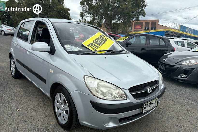 Silver 2009 Hyundai Getz Hatchback S