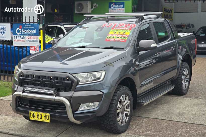 Grey 2015 Ford Ranger Dual Cab Pick-up Wildtrak 3.2 (4X4)