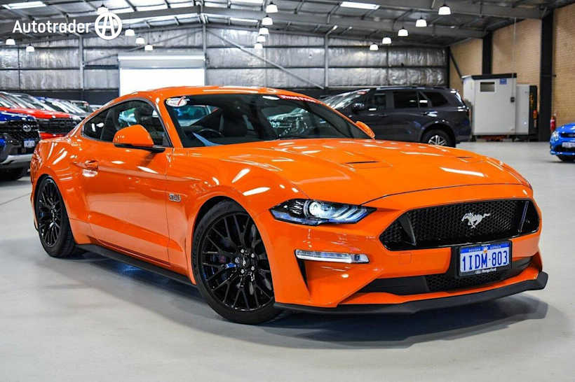 Orange 2020 Ford Mustang Fastback GT 5.0 V8