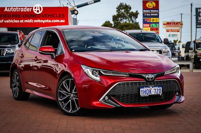 Red 2022 Toyota Corolla Sedan ZR