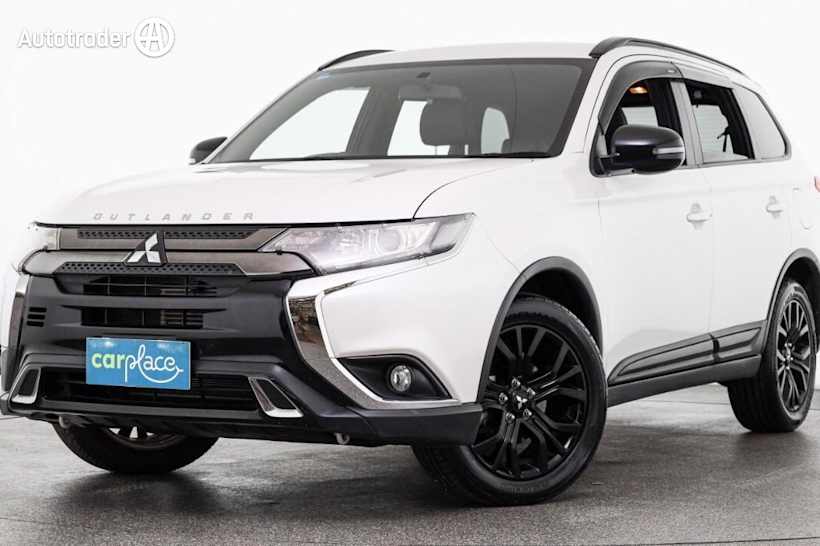 White 2019 Mitsubishi Outlander Wagon Black Edition 7 Seat (2WD)