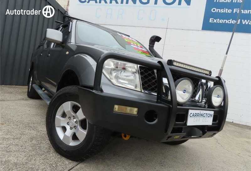 Grey 2010 Nissan Navara Dual Cab Pick-up ST (4X4)