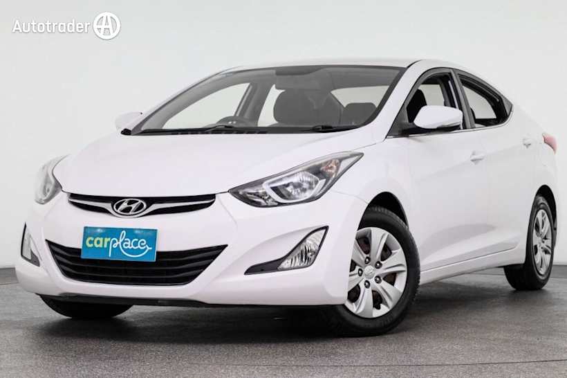 White 2015 Hyundai Elantra Sedan Active