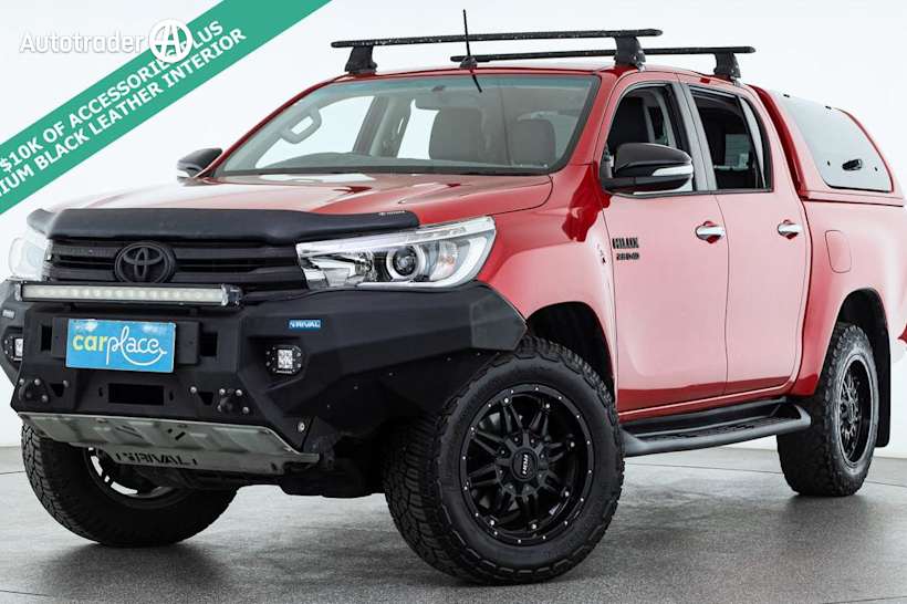 Red 2015 Toyota Hilux Dual Cab Utility SR5 (4X4)