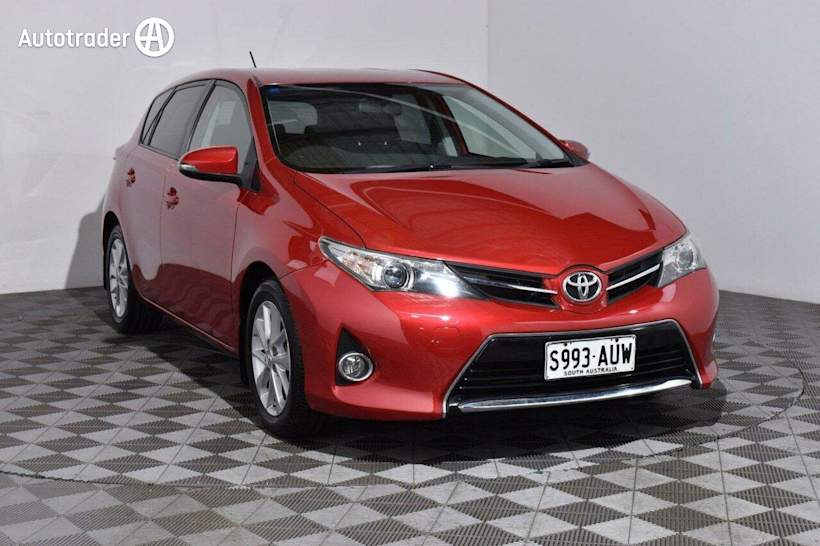 Red 2012 Toyota Corolla Hatchback Ascent Sport