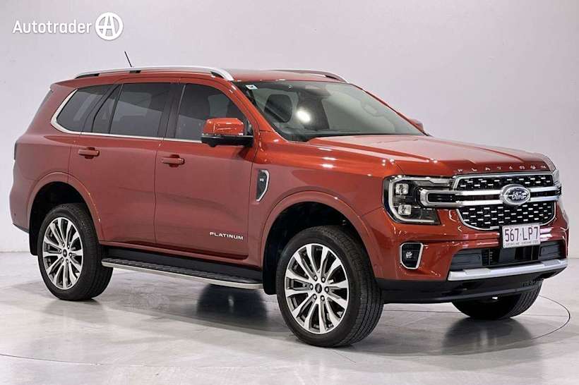 Orange 2022 Ford Everest Wagon Platinum (4X4)