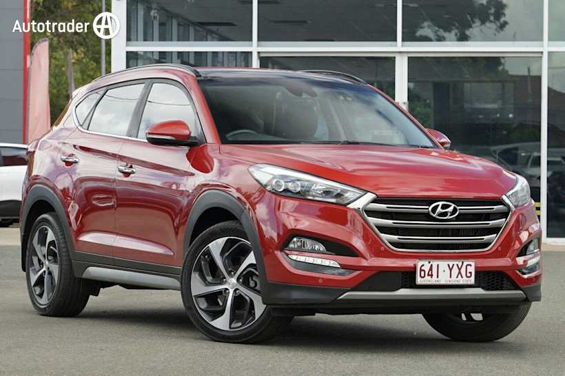 Red 2017 Hyundai Tucson Wagon Highlander (awd)