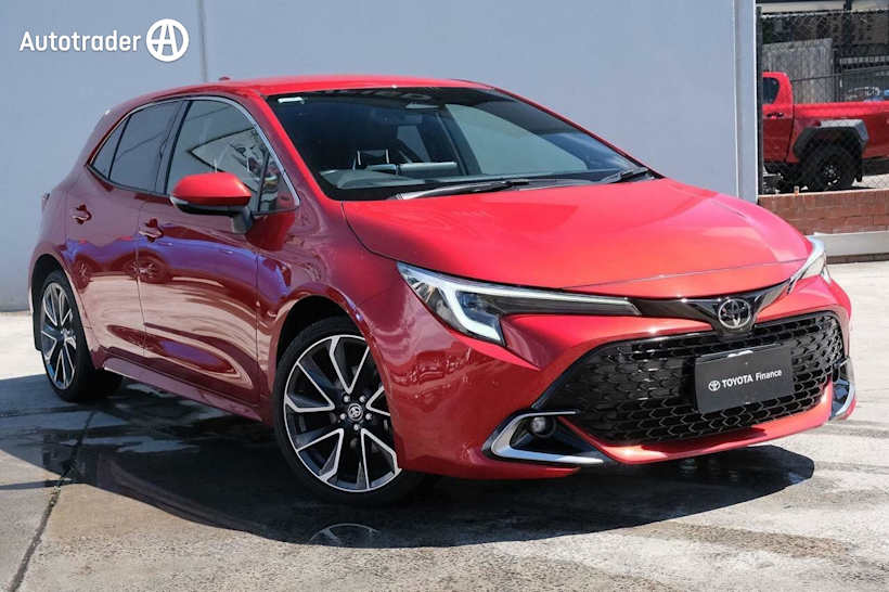 Red 2023 Toyota Corolla Hatchback ZR