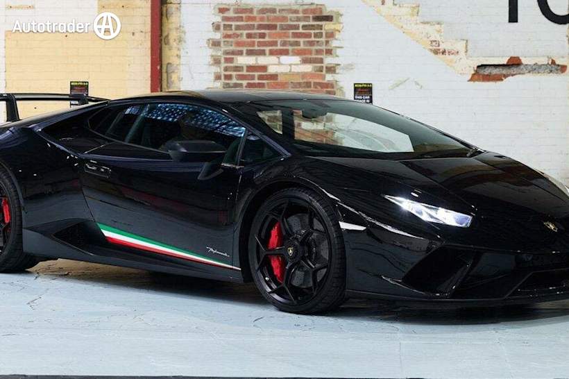 Black 2019 Lamborghini Huracan Coupe Performante D-CT AWD