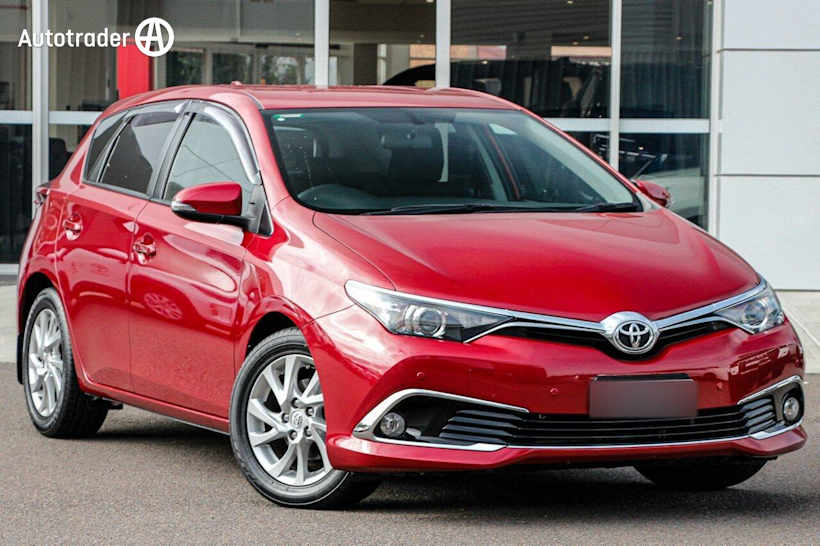 Red 2018 Toyota Corolla Hatchback Ascent Sport