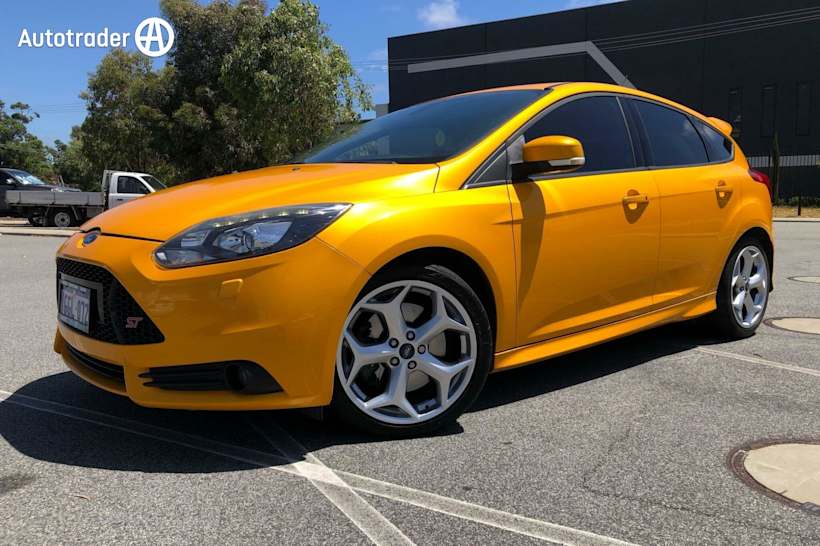 Yellow 2014 Ford Focus Hatch LW MKII ST Hatchback 5dr Man 6sp, 2.0T