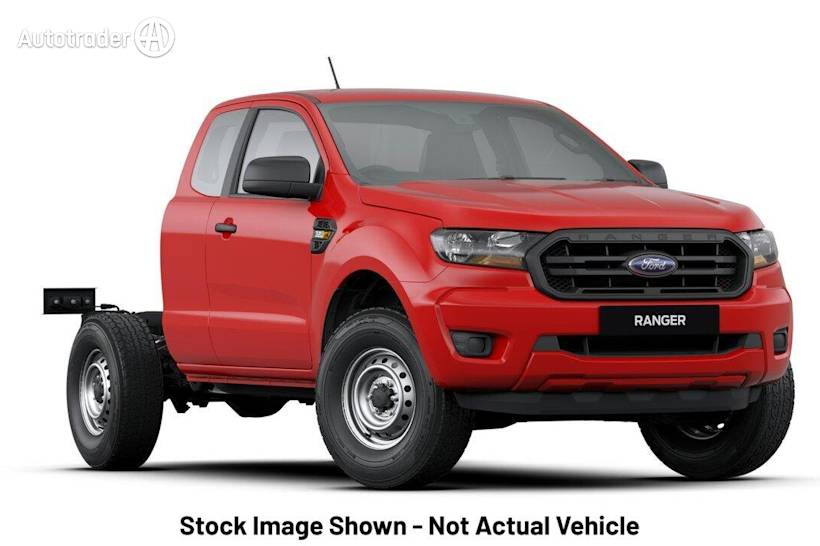 White 2020 Ford Ranger Super Cab Chassis XL 3.2 (4X4)