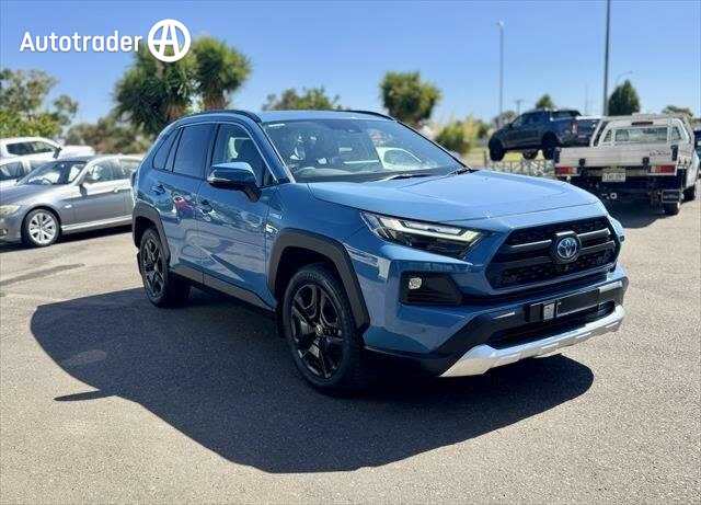 Blue 2023 Toyota RAV4 Wagon Edge (awd) (panoramic Sunroof)