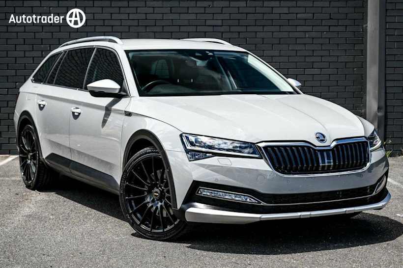 Grey 2020 Skoda Superb Wagon 200 TSI Scout (4X4)