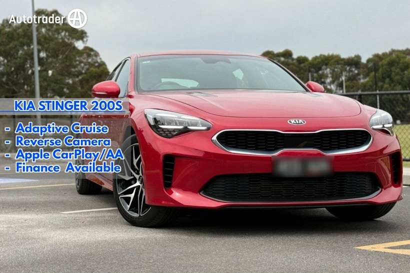 Red 2021 Kia Stinger Sedan 200S