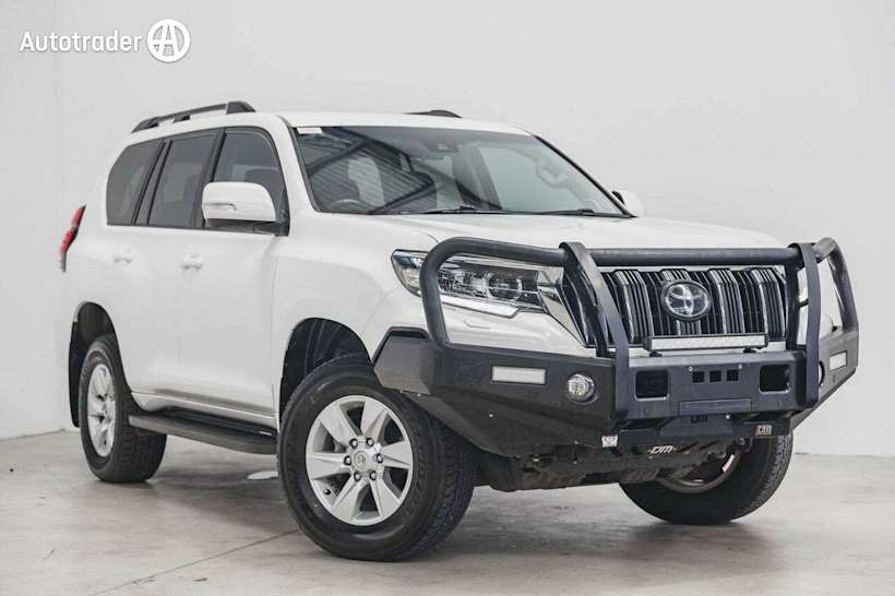 White 2020 Toyota Landcruiser Prado Wagon GXL Flat Tailgate
