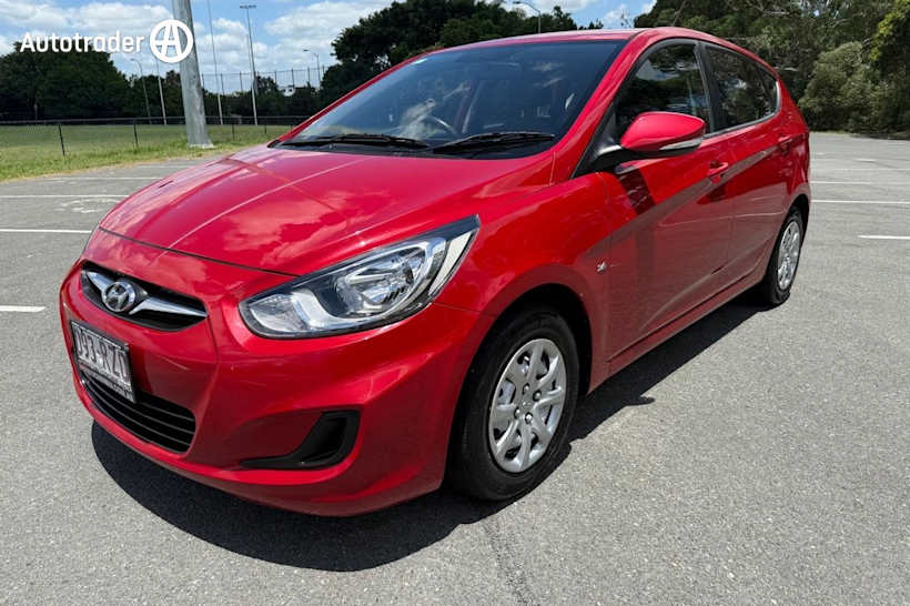 Red 2011 Hyundai Accent Hatch Active