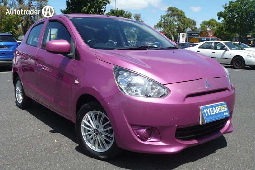 Red 2014 Mitsubishi Mirage Hatchback ES