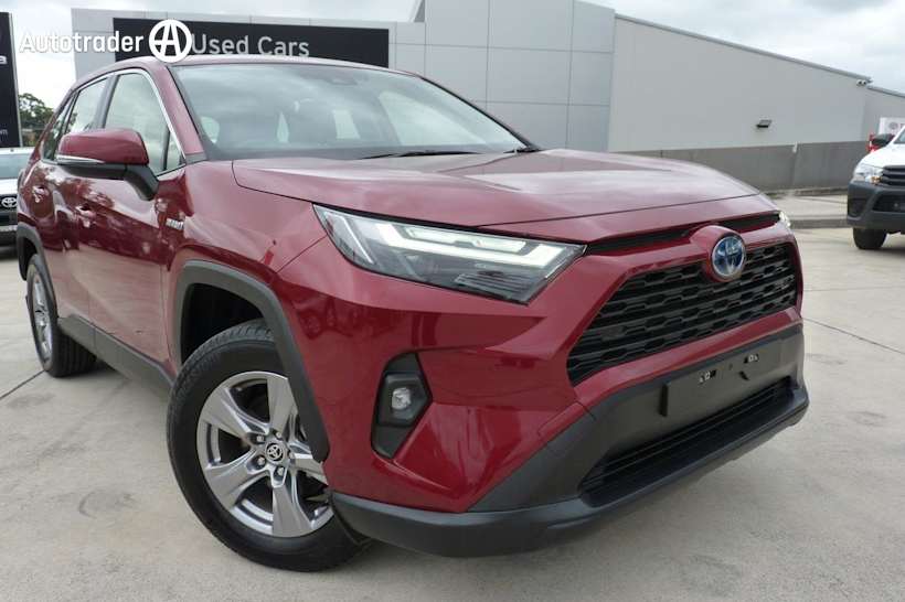 Red 2023 Toyota RAV4 Wagon GX (awd) Hybrid